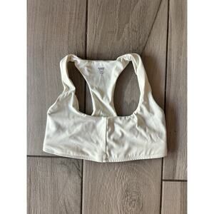 Bandier Monday Active Devon Sports￼Bra White Top Size S